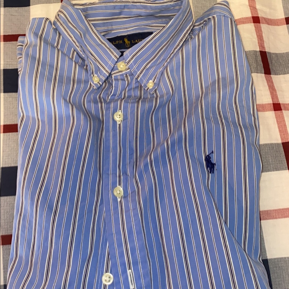 Men’s slim fit polo Ralph Lauren dress shirt